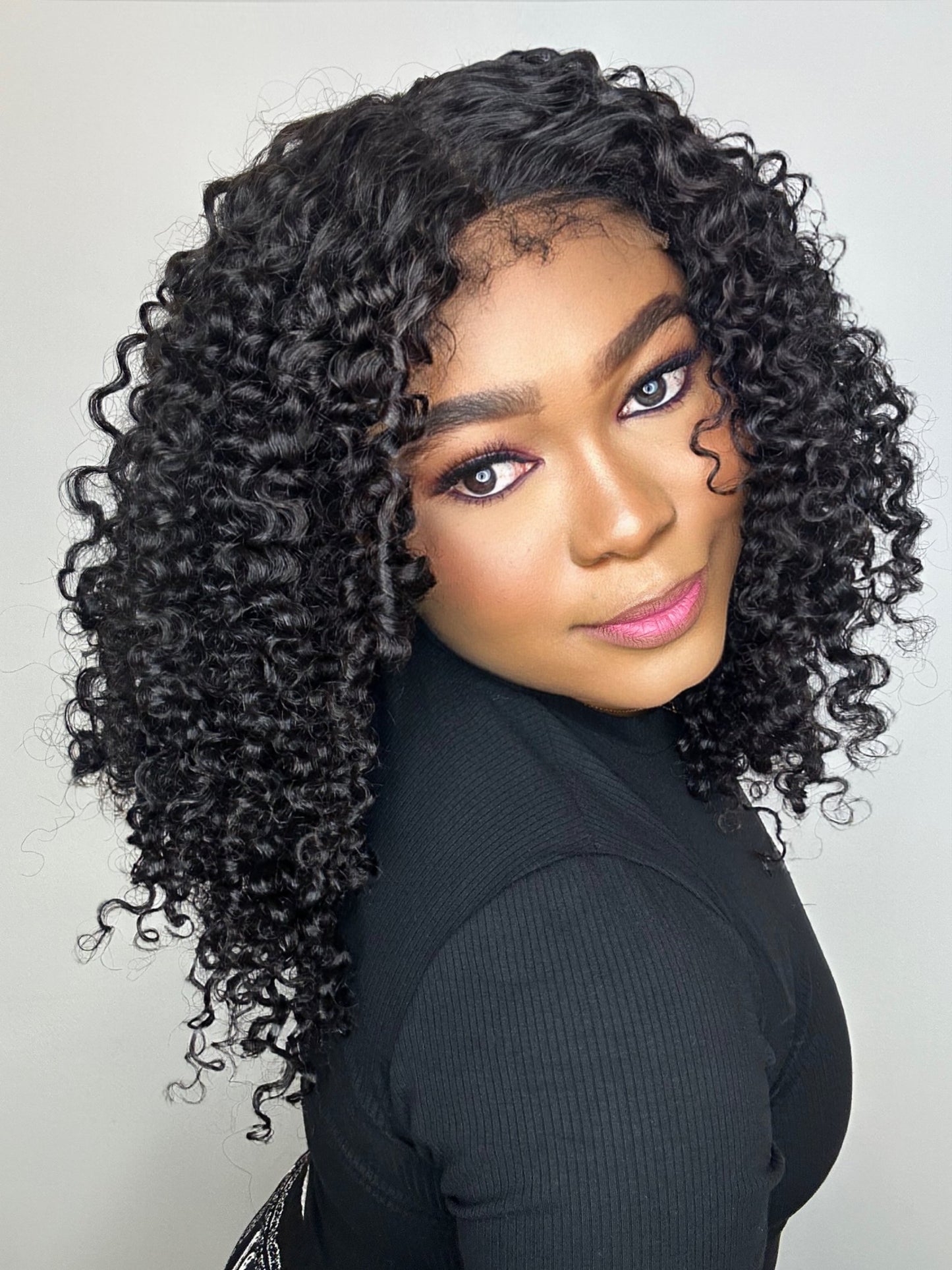 FAB KINKY COILS EDGE GLUELESS HD LACE WIG