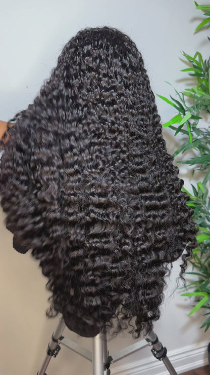 INDONESIAN RAW CURLY LACE FRONTAL LUXURY WIG