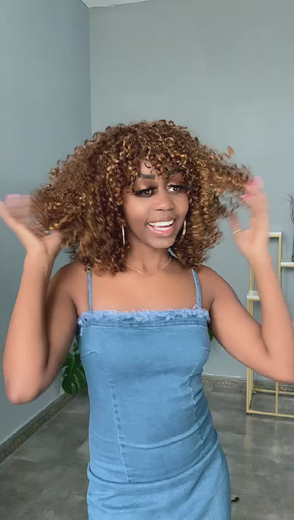 FAB DOUBLE DRAWN CANDY CURLS LUXURY WIG (HIGHLIGHTS)