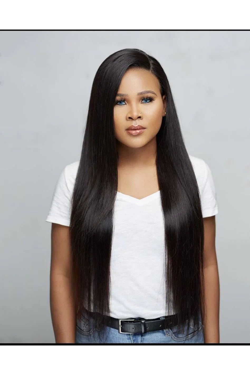FAB SILKY STRAIGHT LACE FRONTAL LUXURY WIG - Fab Beauty Supplies