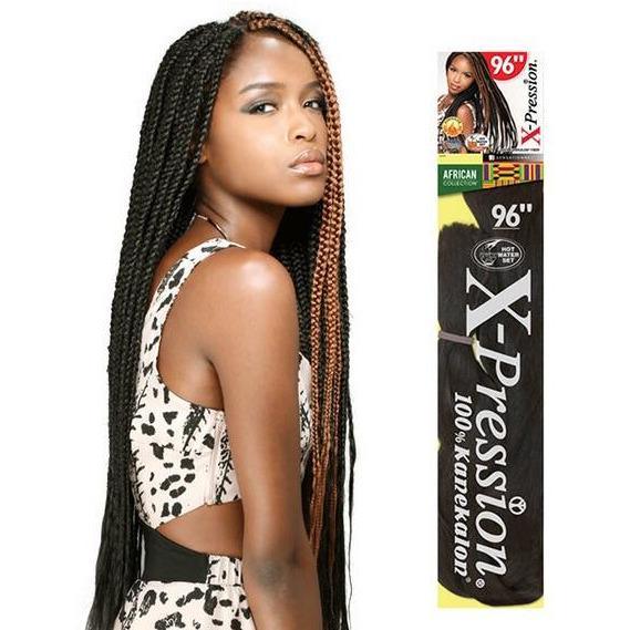 SENSATIONNEL SYNTHETIC KANEKALON BRAIDS AFRICAN COLLECTION XPRESSION - Fab Beauty Supplies