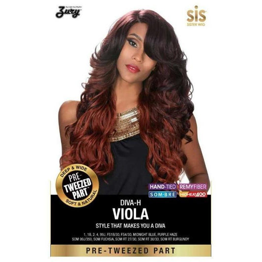 ZURY SIS DIVA PRE TWEEZED PART WIG DIVA H VIOLA - Fab Beauty Supplies