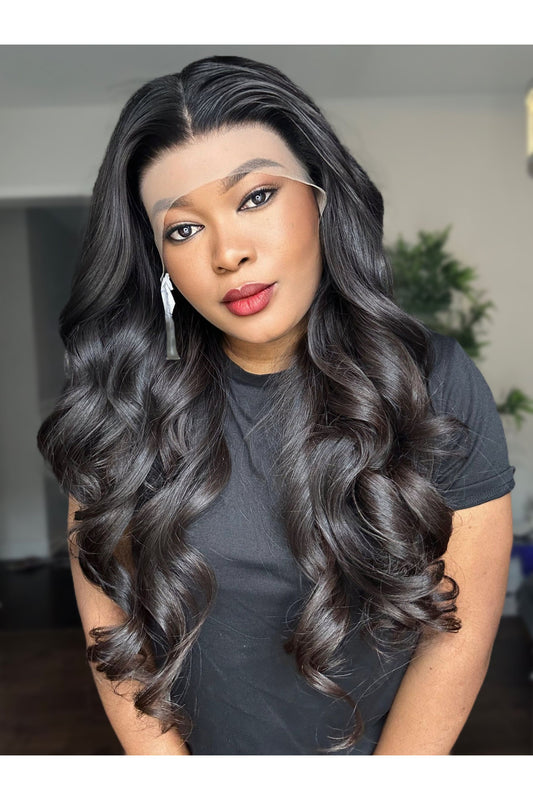 RAW WAVY LACE FRONTAL LUXURY WIG - Fab Beauty Supplies