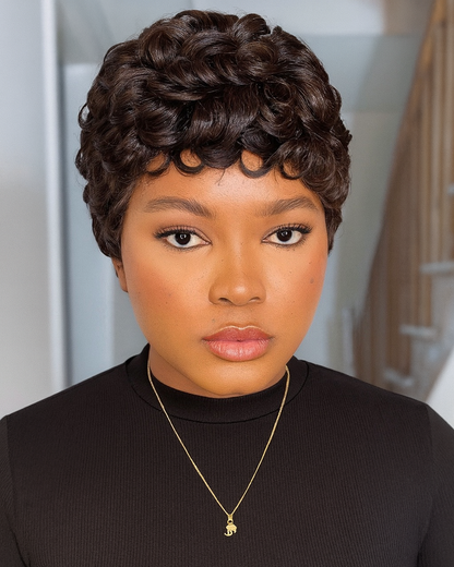 TAPERED PIXIE CUT FRONTAL WIG