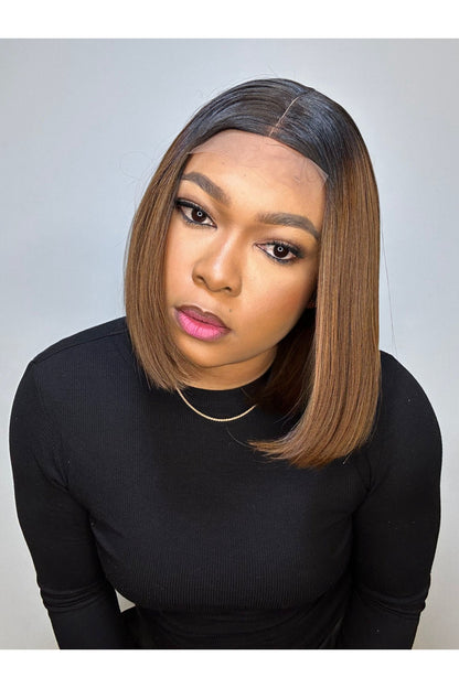 RAW SE LACE CLOSURE BOB WIG (CHESTNUT) - Fab Beauty Supplies