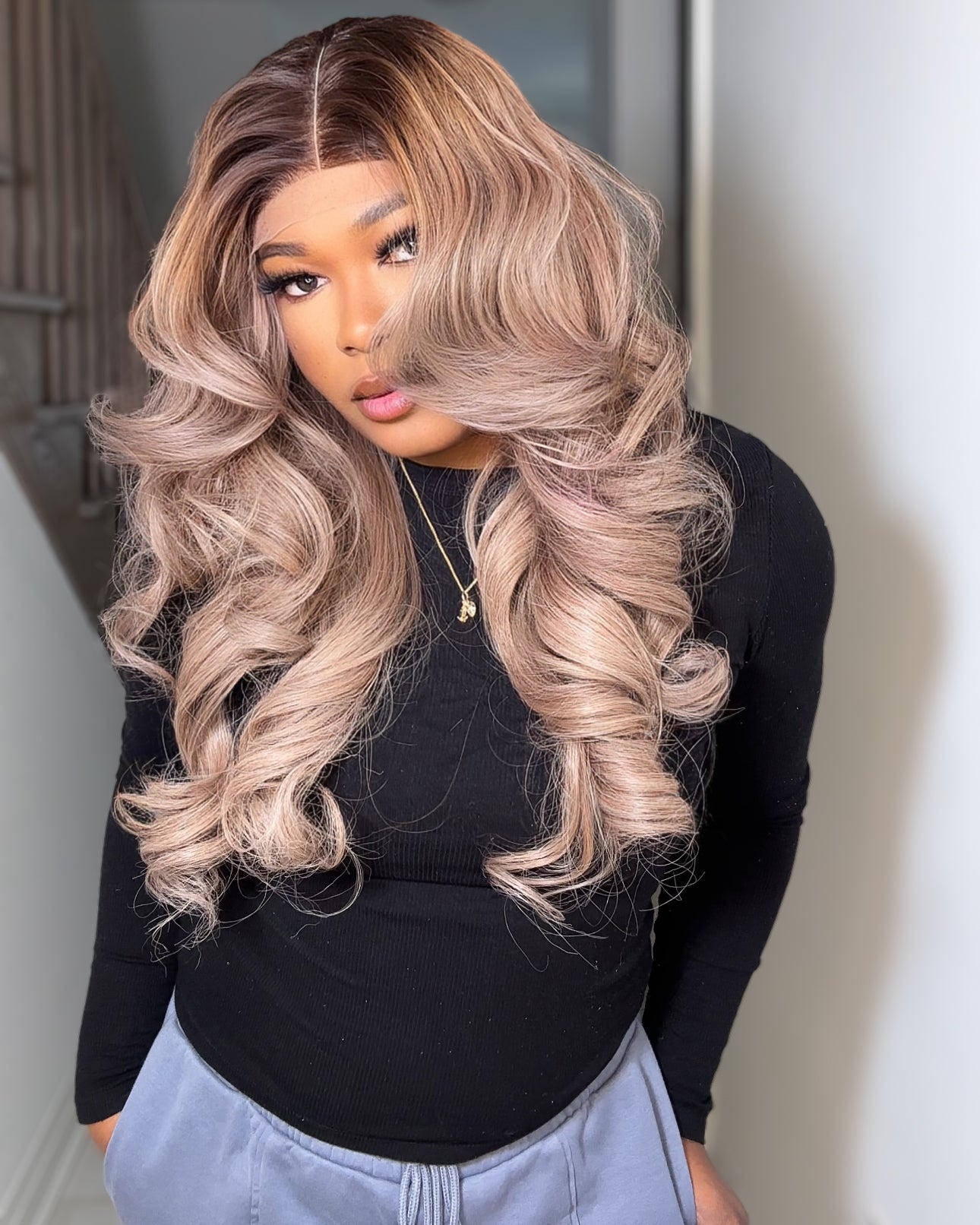 CHAMPAGNE BLEND RAW SE WAVY WIG