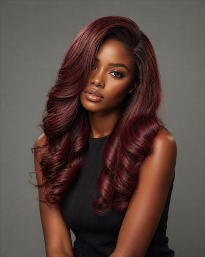 RAW RUBY BOUNCY WAVES LACE FRONTAL WIG - Fab Beauty Supplies