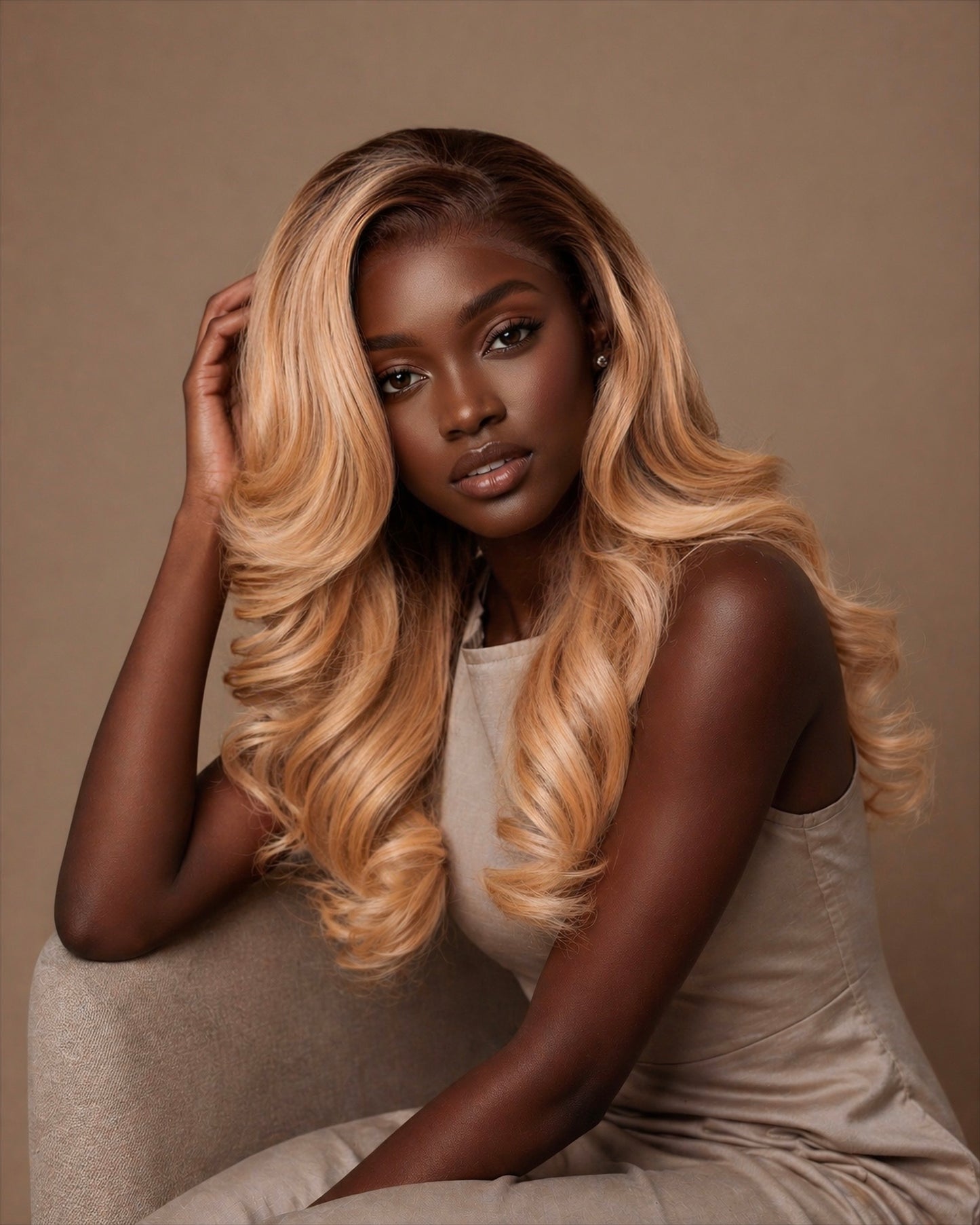 BUTTERSCOTCH BLEND RAW SE WAVY WIG - Fab Beauty Supplies