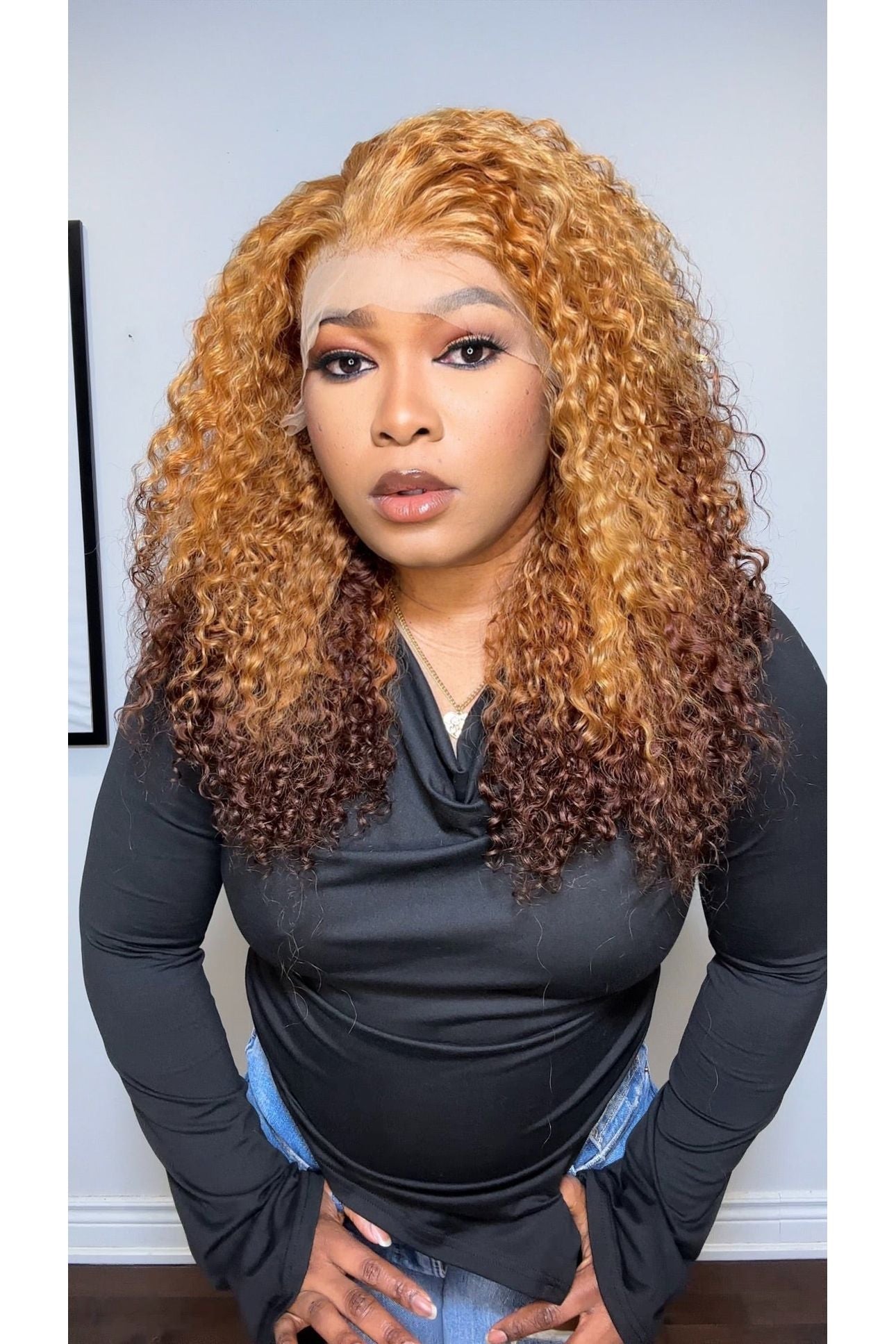 FAB DD PIXIE CURLS LACE FRONTAL LUXURY WIG (CUSTOM COLOR)