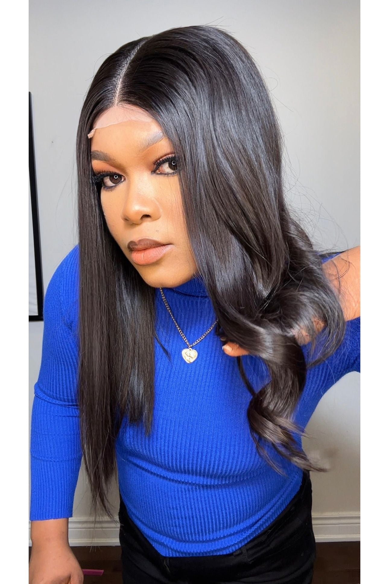 RAW SE LACE CLOSURE LONG BOB WIG