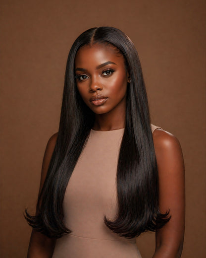 LUXE STRAIGHT HD LACE FRONTAL WIG - Fab Beauty Supplies