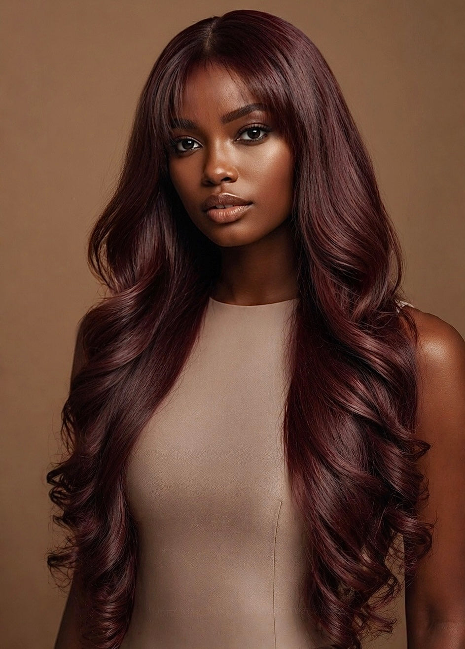 RAW MERLOT BANGS LUXE WIG - Fab Beauty Supplies