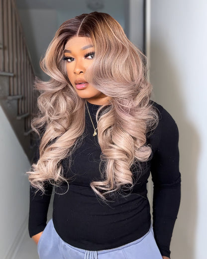 CHAMPAGNE BLEND RAW SE WAVY WIG