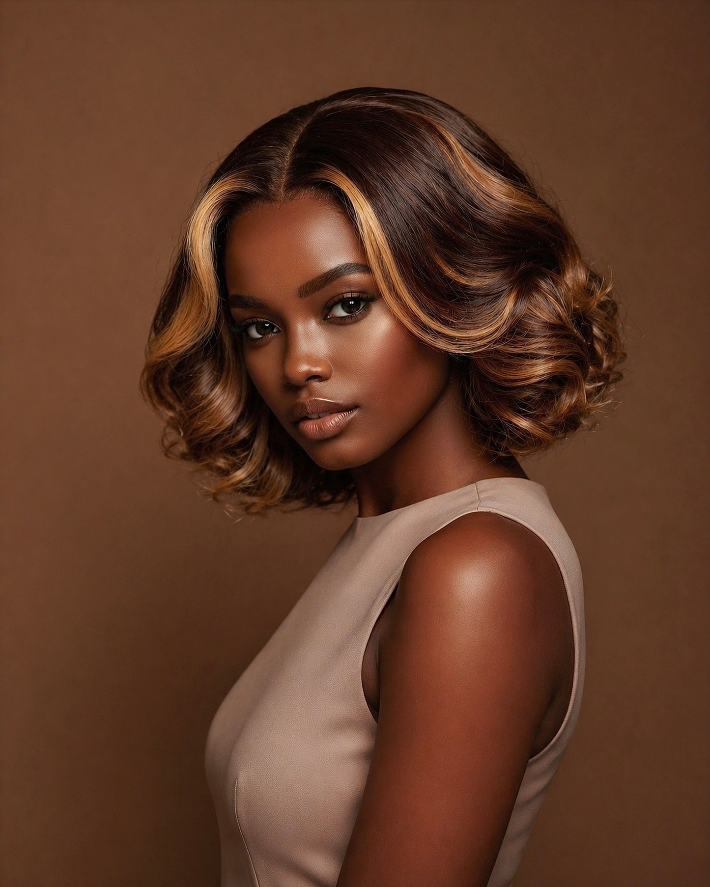 LAYERED CUSTOM COLOR BOUNCY BOB WIG - Fab Beauty Supplies