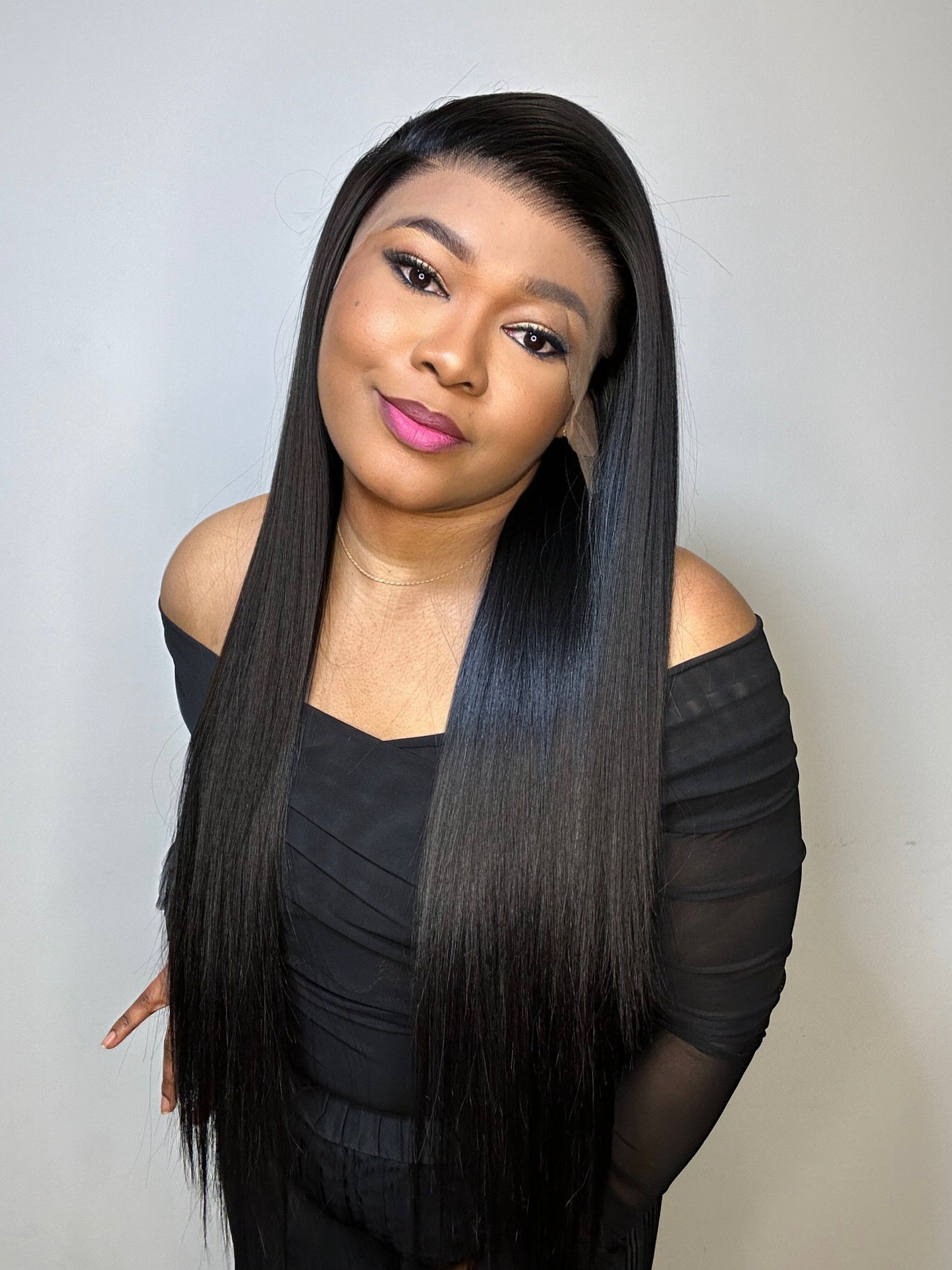 RAW KOREAN SILKY STRAIGHT LACE FRONTAL WIG