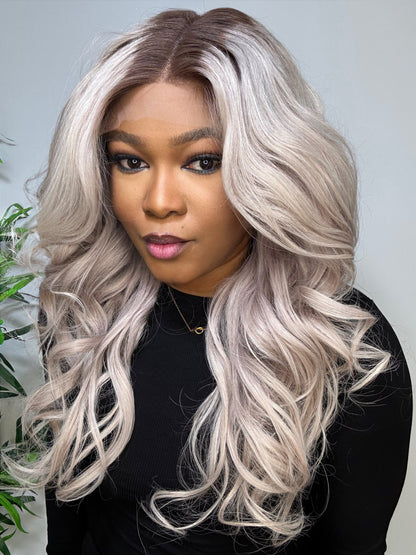 FAB ICY BLONDE LUXURY LACE WIG
