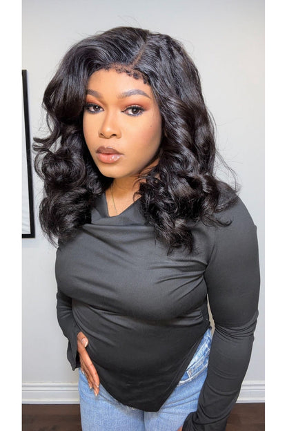 FAB KINKY STRAIGHT 4C EDGE GLUELESS HD LACE WIG