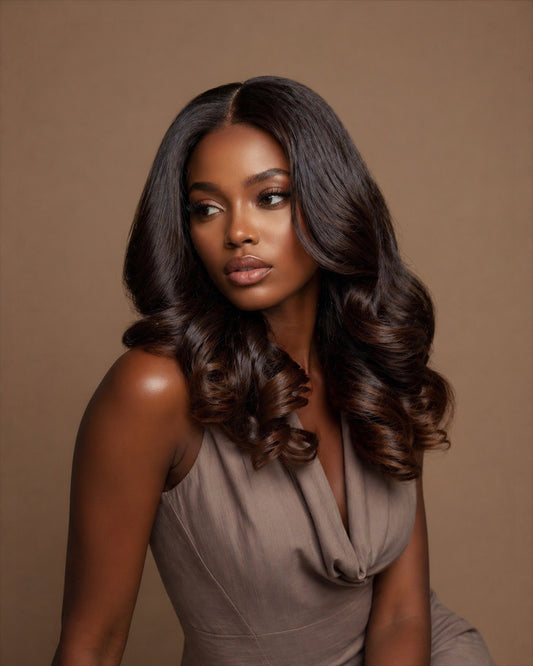 RAW INDONESIAN BRUNETTE WAVY LACE FRONTAL WIG - Fab Beauty Supplies
