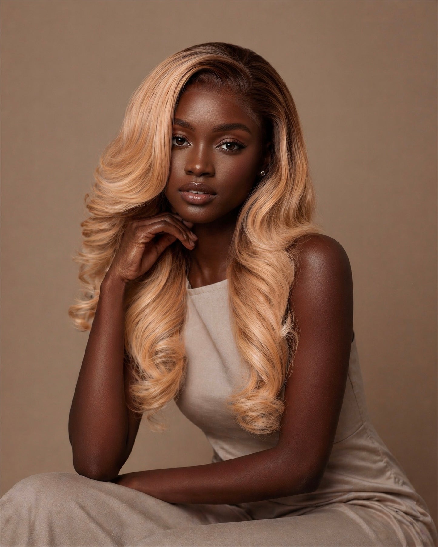 BUTTERSCOTCH BLEND RAW SE WAVY WIG - Fab Beauty Supplies