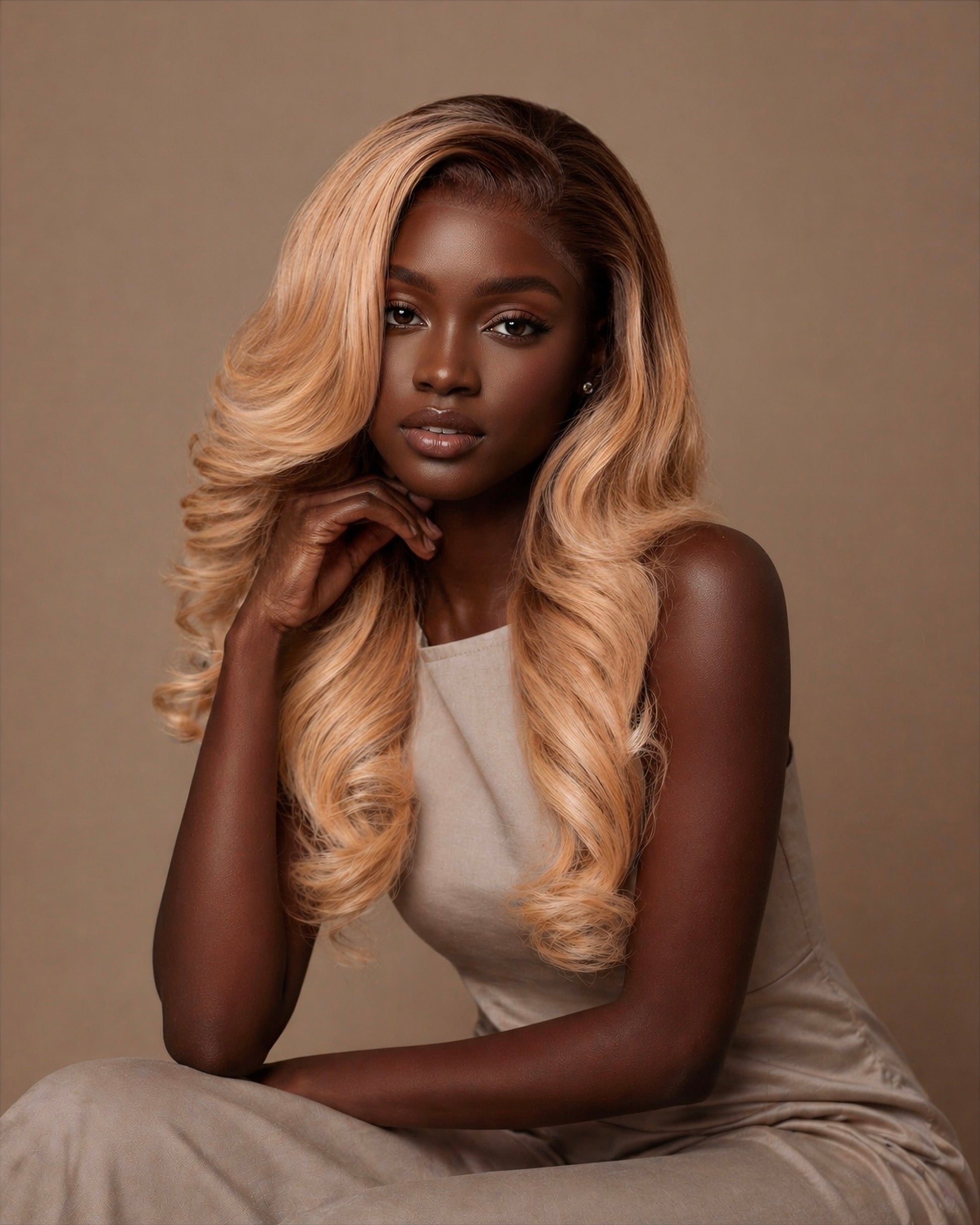 BUTTERSCOTCH BLEND RAW SE WAVY WIG - Fab Beauty Supplies