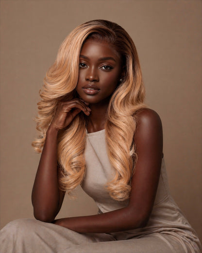 BUTTERSCOTCH BLEND RAW SE WAVY WIG - Fab Beauty Supplies