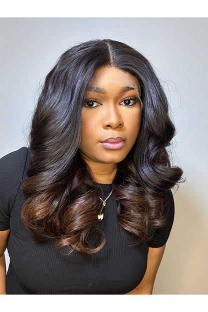 RAW INDONESIAN BRUNETTE WAVY LACE FRONTAL WIG - Fab Beauty Supplies