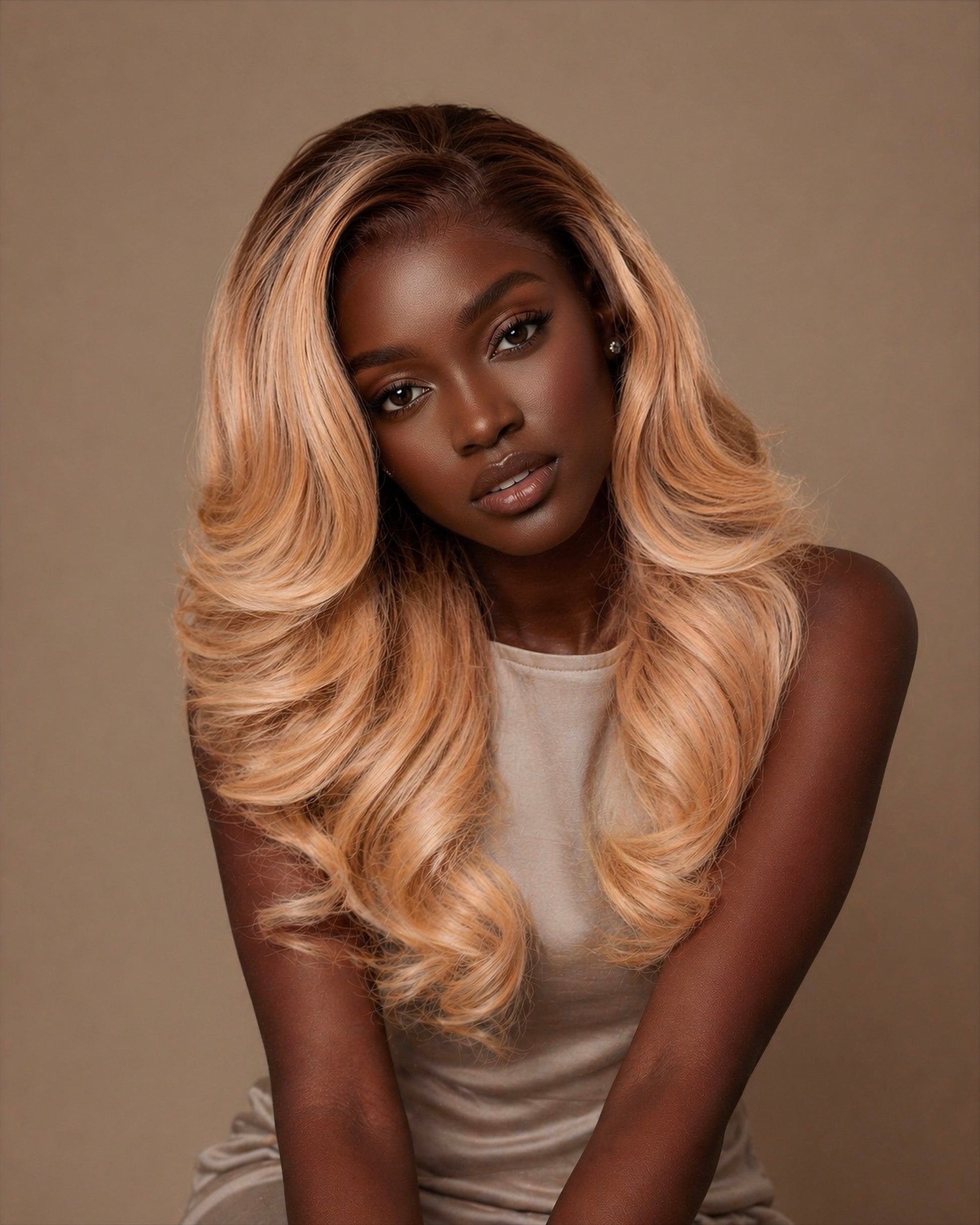 BUTTERSCOTCH BLEND RAW SE WAVY WIG - Fab Beauty Supplies