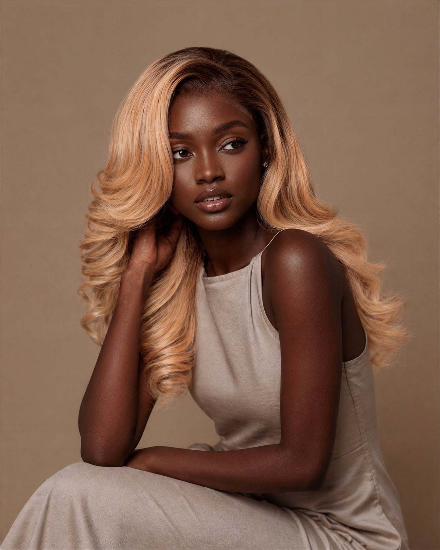 BUTTERSCOTCH BLEND RAW SE WAVY WIG - Fab Beauty Supplies