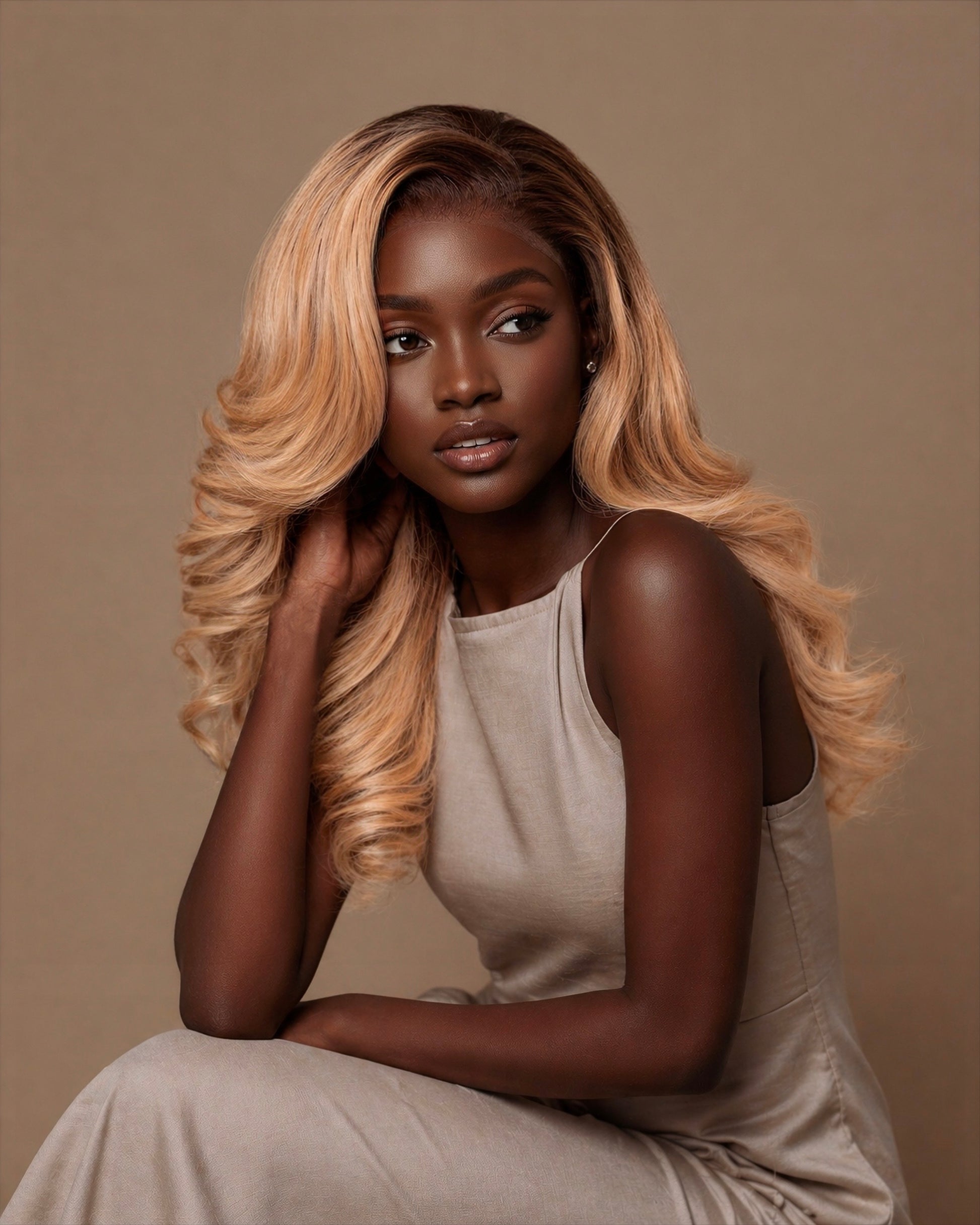 BUTTERSCOTCH BLEND RAW SE WAVY WIG - Fab Beauty Supplies