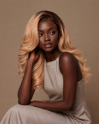 BUTTERSCOTCH BLEND RAW SE WAVY WIG - Fab Beauty Supplies