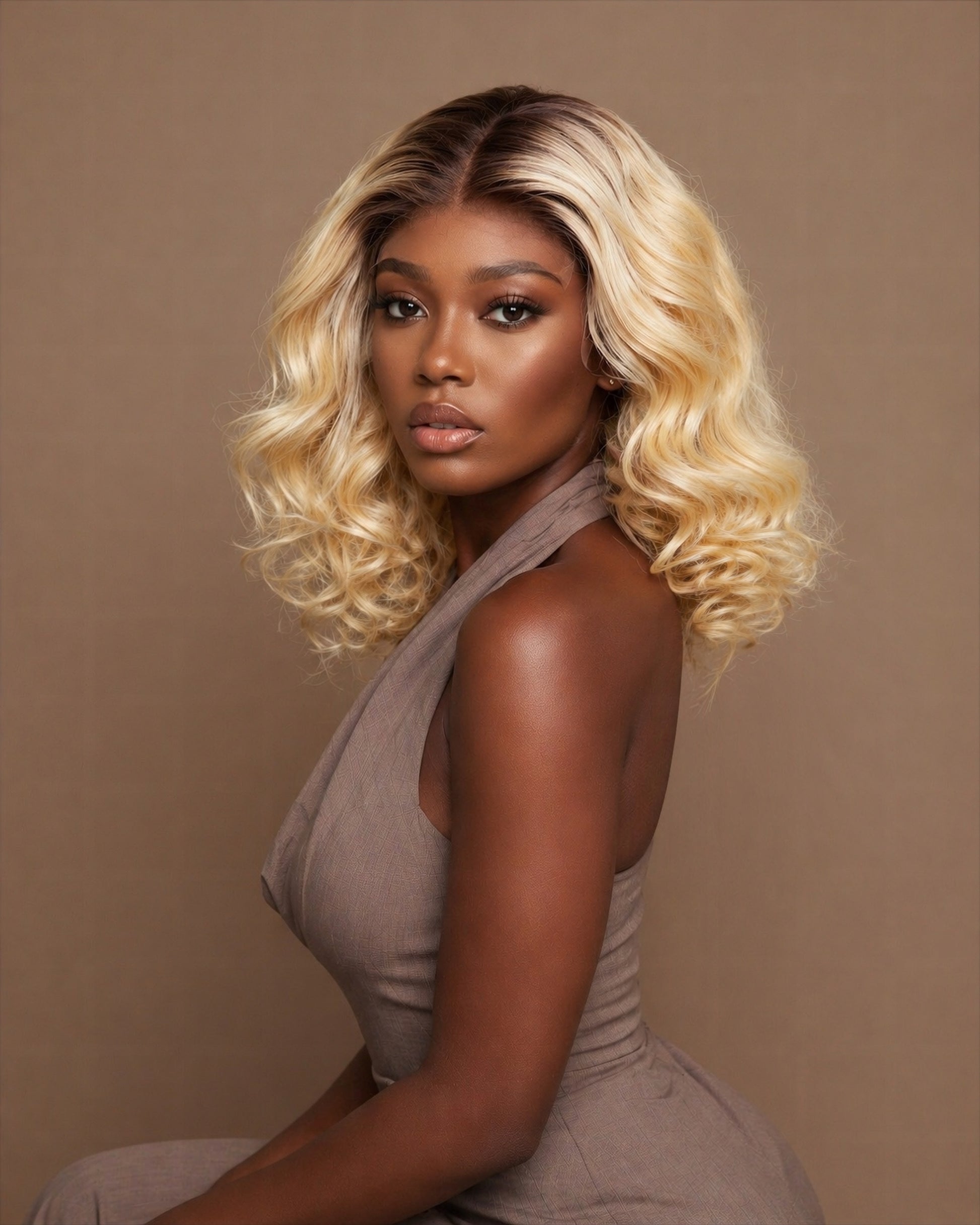 BEIGE BLONDE LUXURY LACE WIG - Fab Beauty Supplies