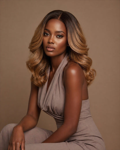 RAW SE WAVY LAYERED LACE WIG (CUSTOM COLOUR) - Fab Beauty Supplies