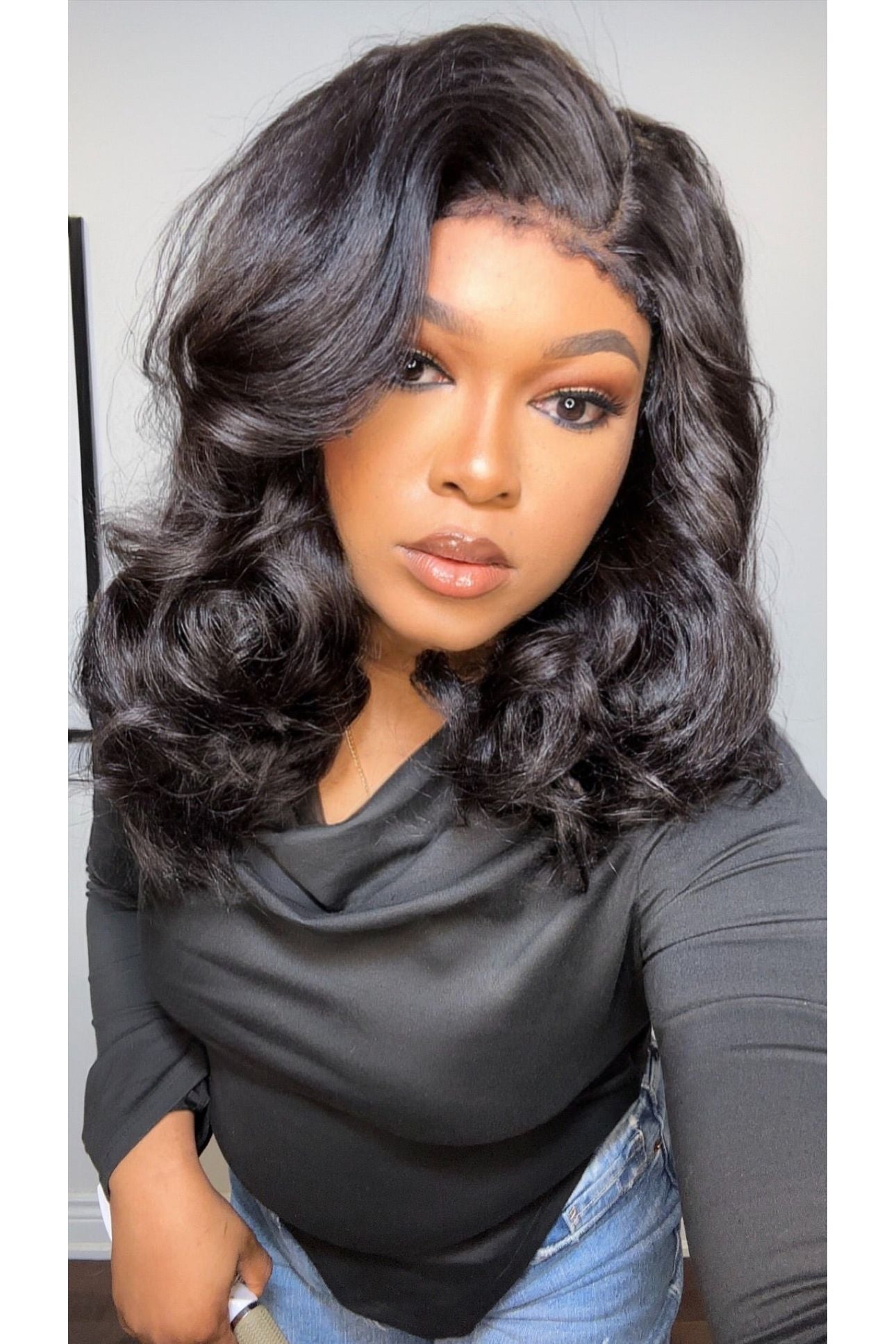 FAB KINKY STRAIGHT 4C EDGE GLUELESS HD LACE WIG