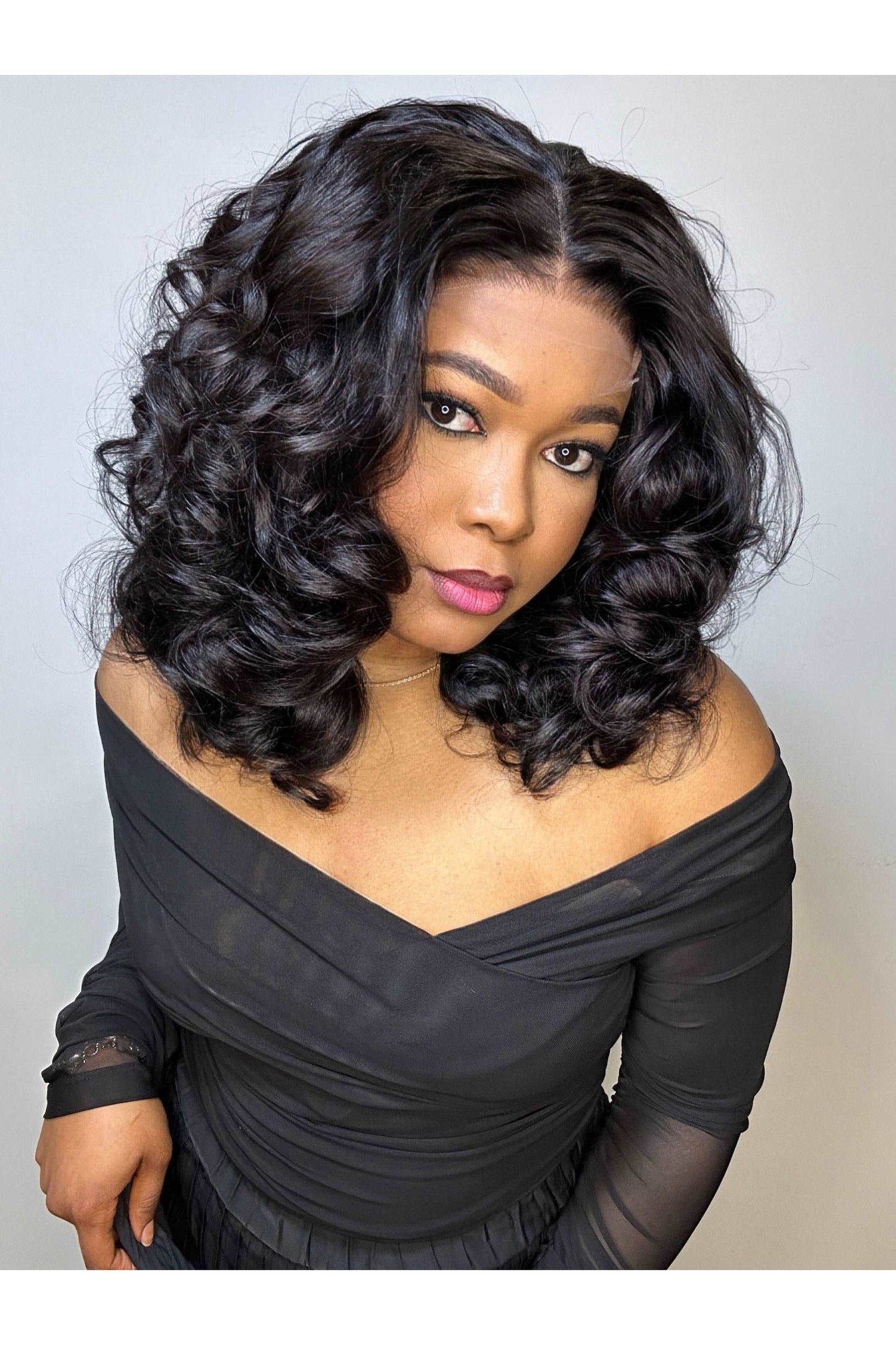 FAB BOUNCY WAVE HD LACE LUXURY WIG - Fab Beauty Supplies