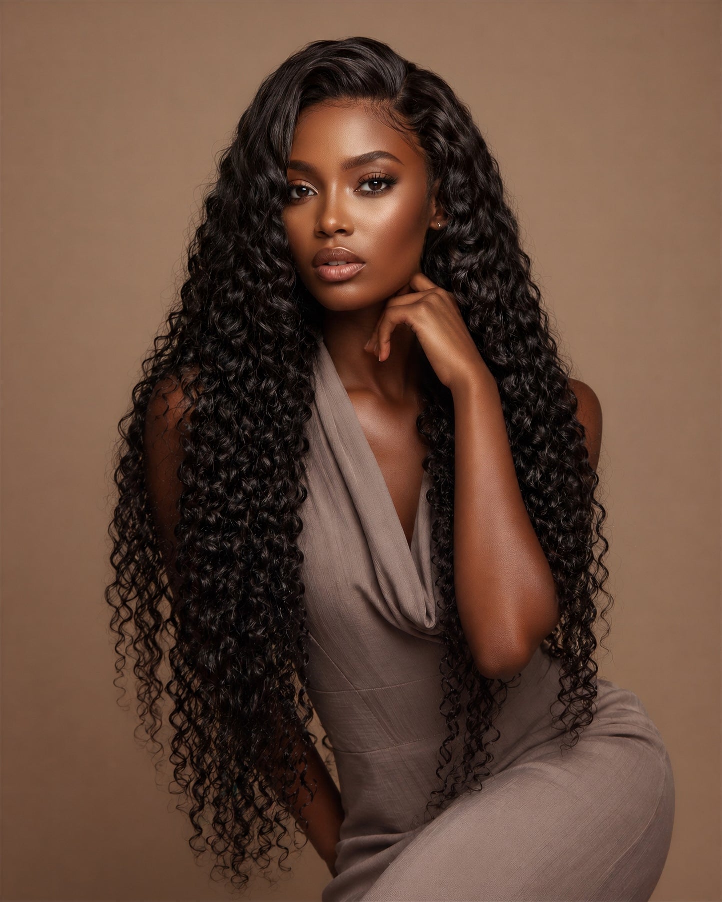 DEEP WAVE GLUELESS HD LACE FRONTAL WIG - Fab Beauty Supplies