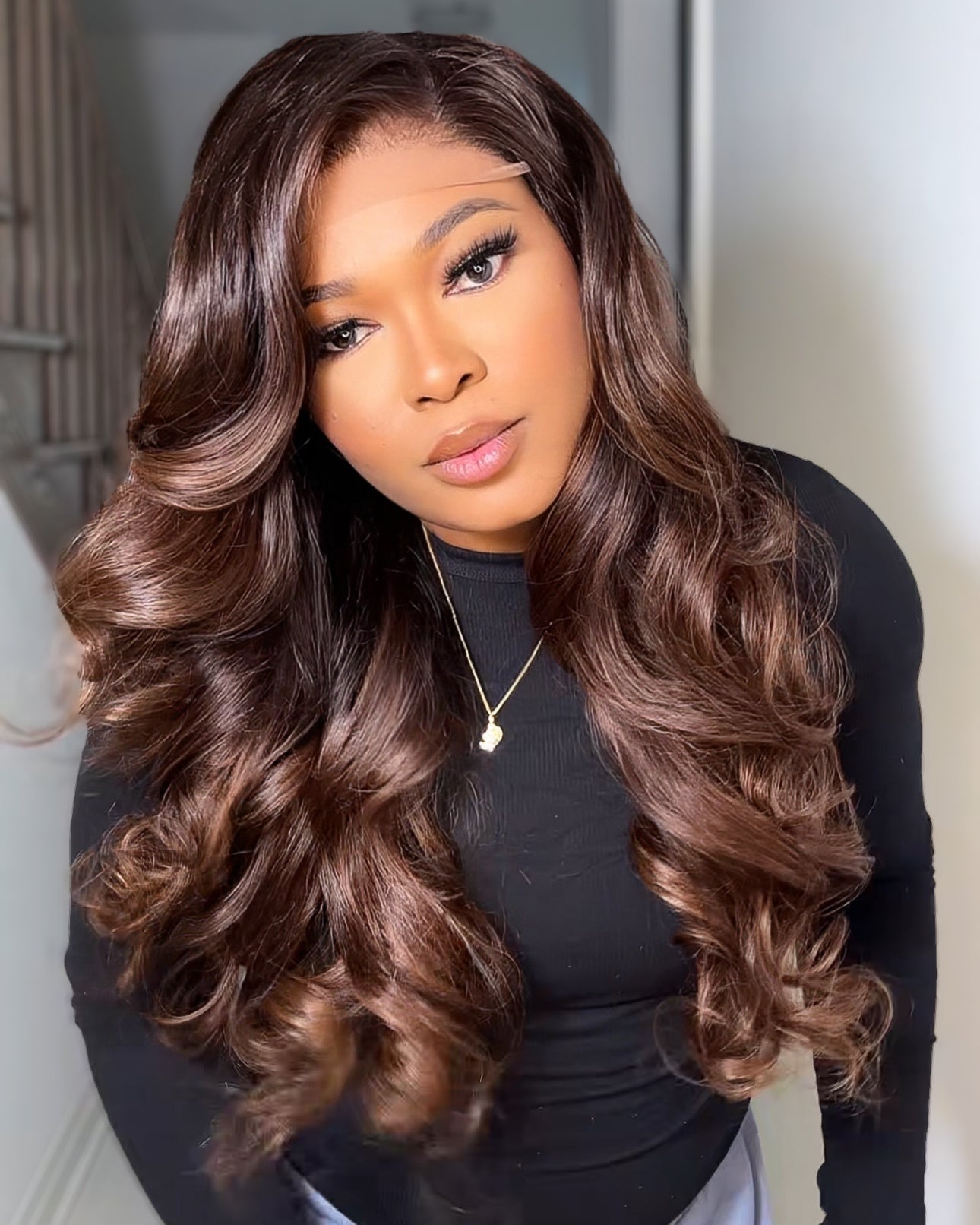 CARAMEL SWIRL RAW SE WAVY WIG