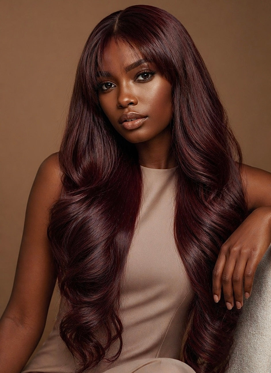 RAW MERLOT BANGS LUXE WIG - Fab Beauty Supplies