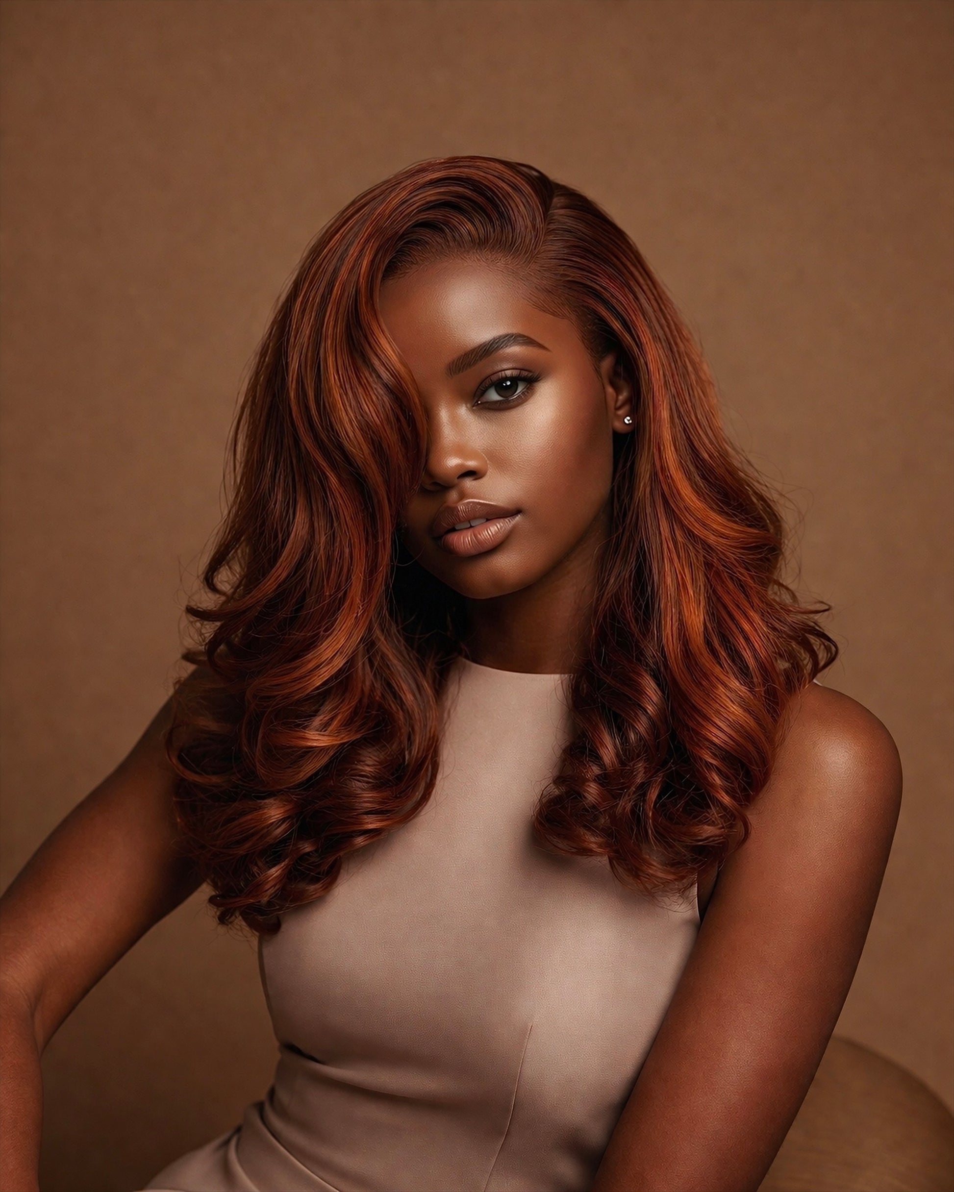 MAHOGANY LUXURY WAVY WIG - Fab Beauty Supplies