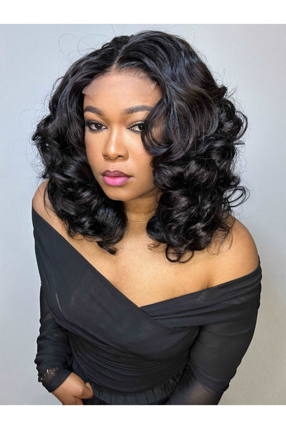 FAB BOUNCY WAVE HD LACE LUXURY WIG - Fab Beauty Supplies