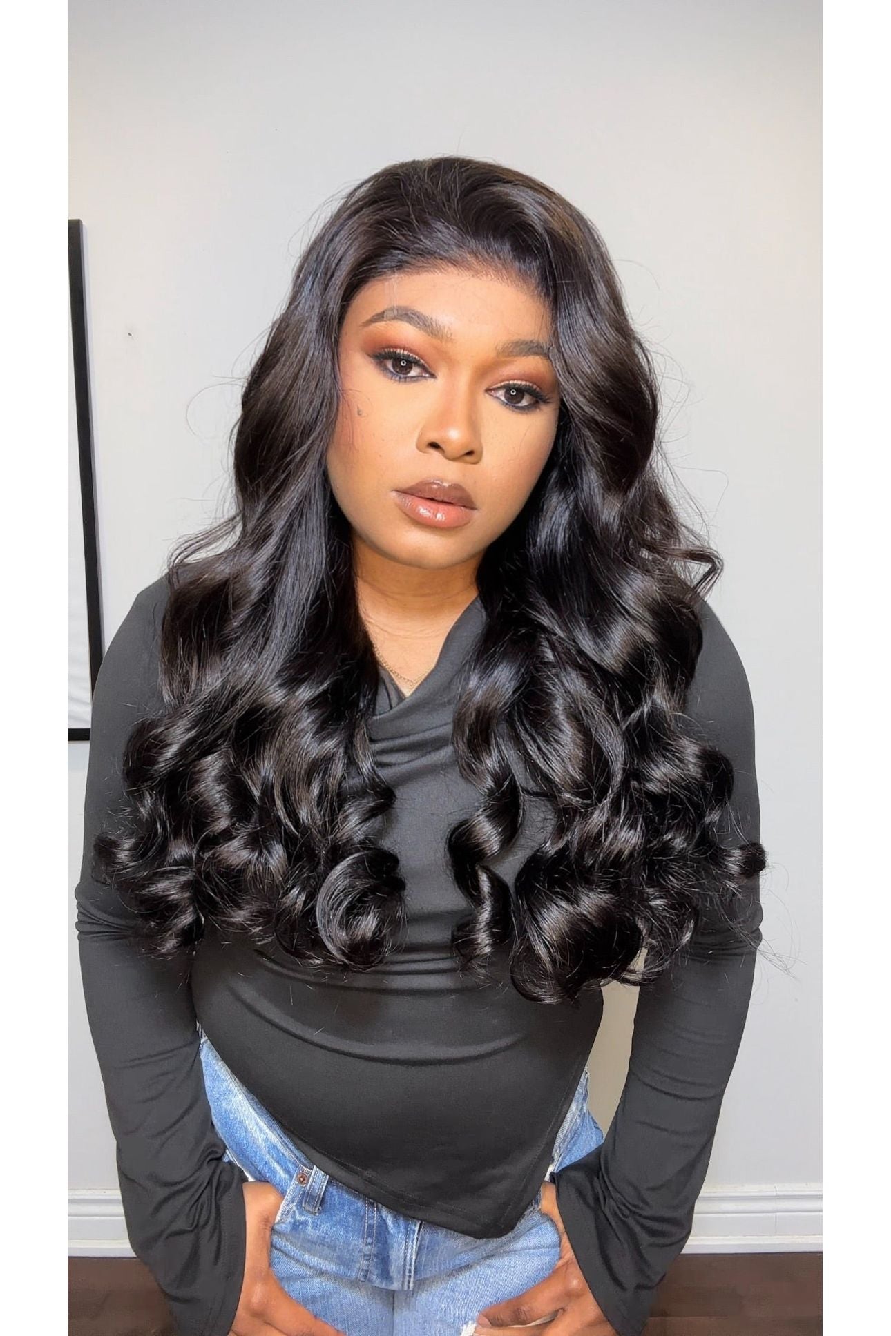 FAB DD SIGNATURE BOUNCY GLUELESS HD LACE WIG