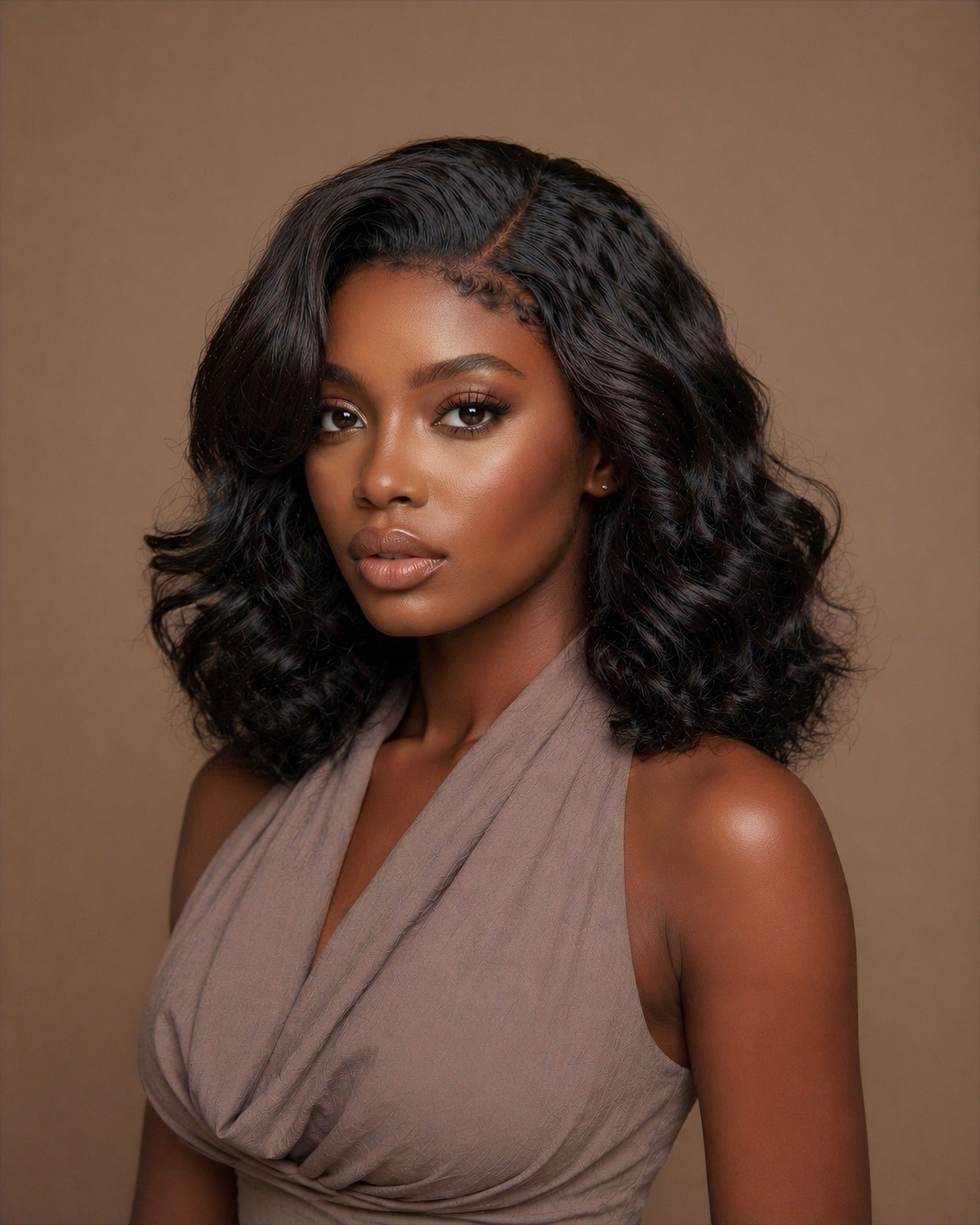 FAB KINKY STRAIGHT 4C EDGE GLUELESS HD LACE WIG - Fab Beauty Supplies