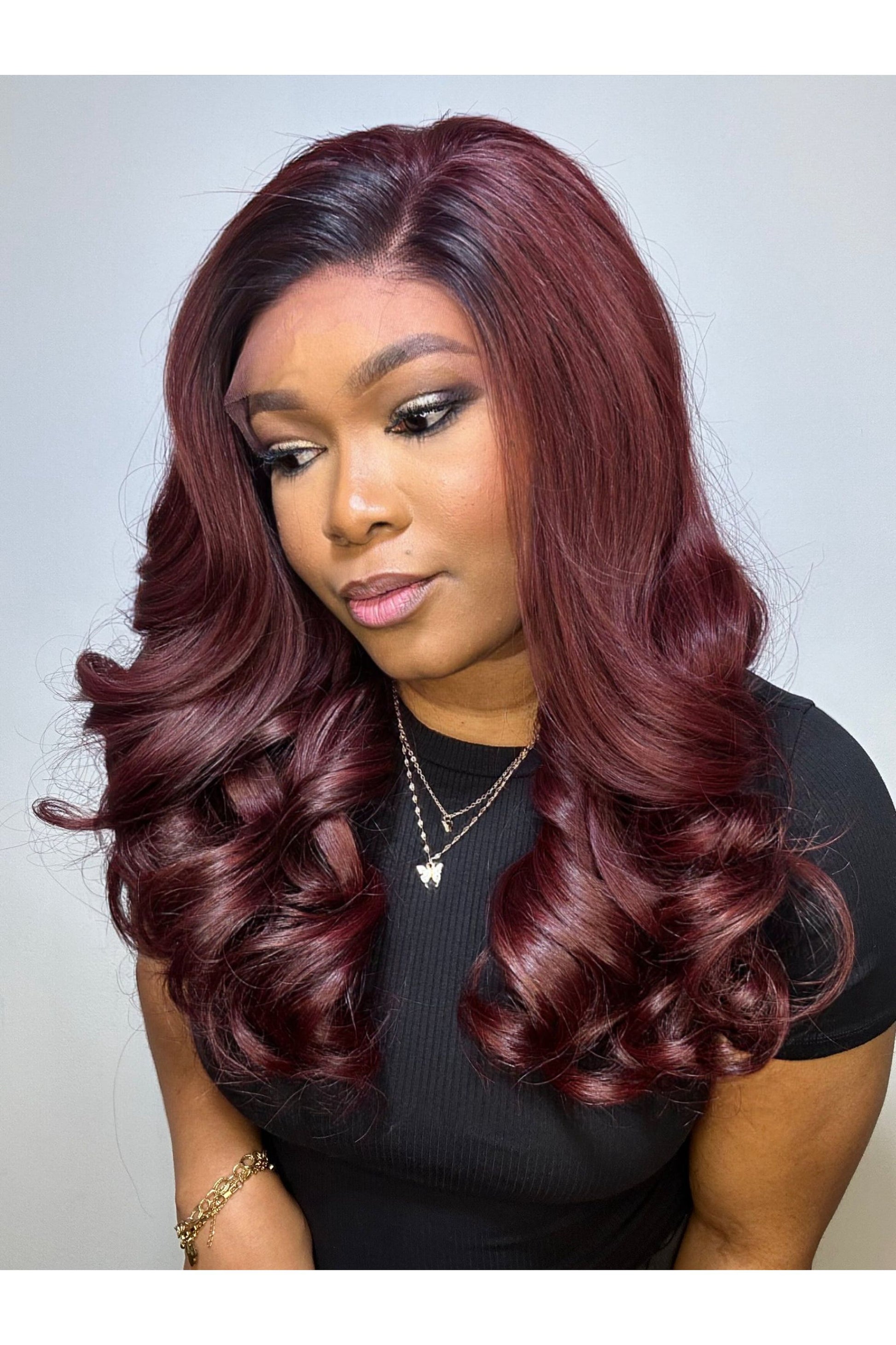 RAW RUBY BOUNCY WAVES LACE FRONTAL WIG - Fab Beauty Supplies