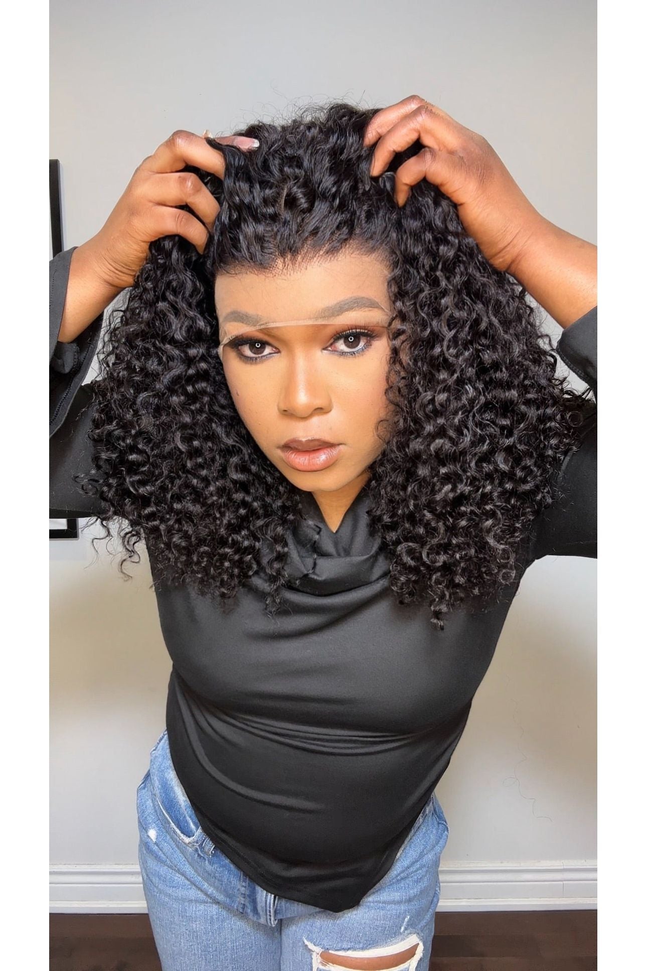 FAB DD CURLY 360 HD LACE LUXURY WIG