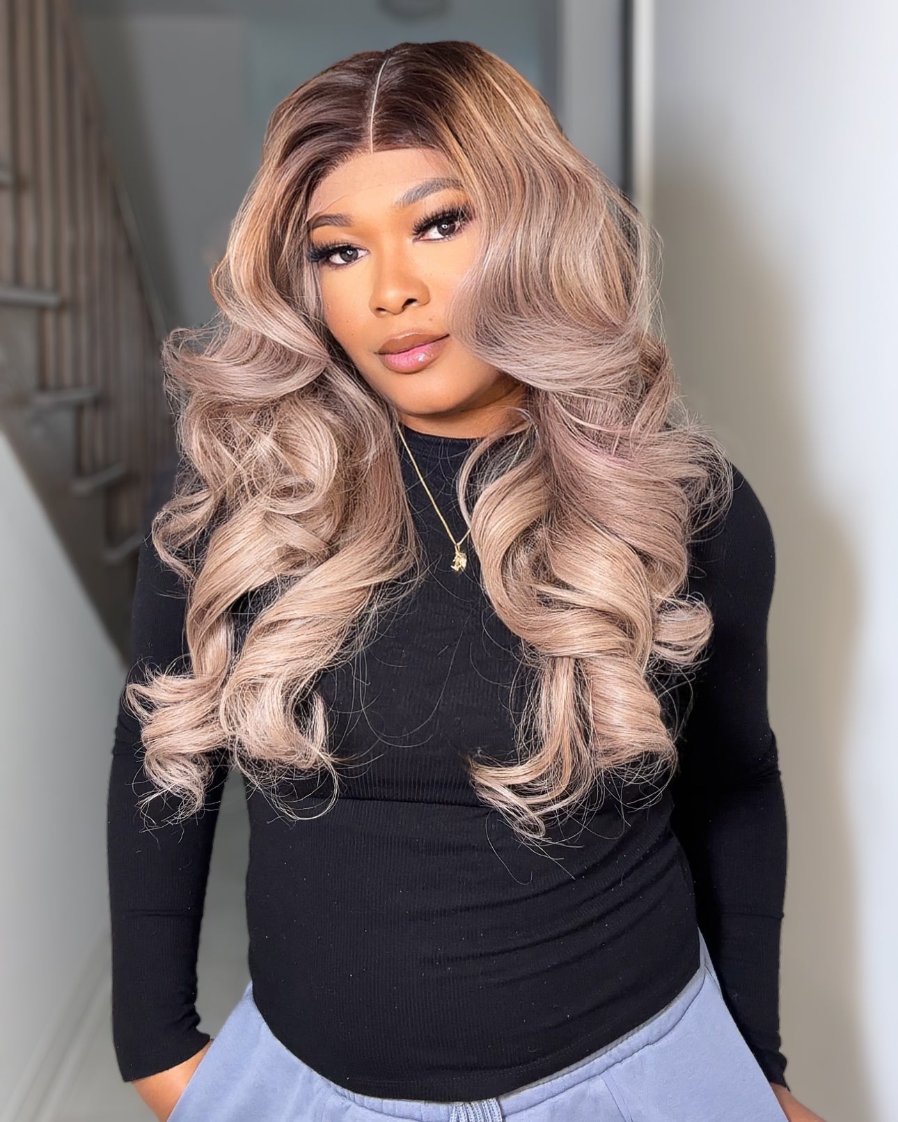 CHAMPAGNE BLEND RAW SE WAVY WIG