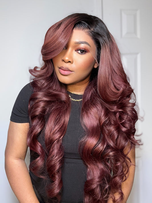 LAYERED BODY WAVE FRONTAL WIG
