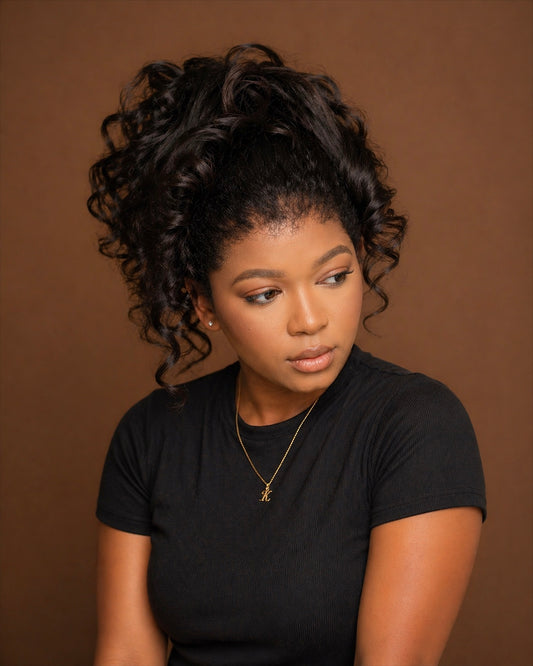 KINKY STRAIGHT NATURAL 360 LACE WIG - Fab Beauty Supplies
