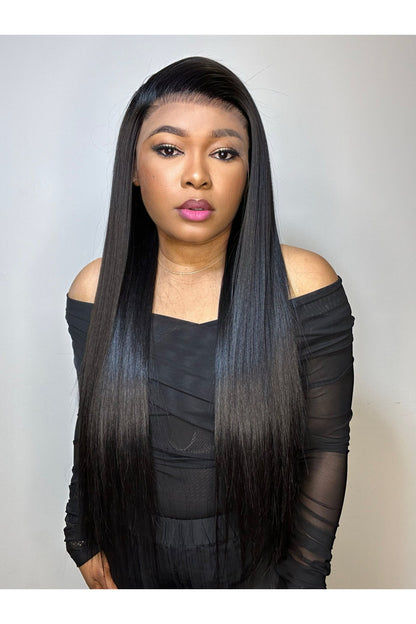 RAW KOREAN SILKY STRAIGHT LACE FRONTAL WIG - Fab Beauty Supplies