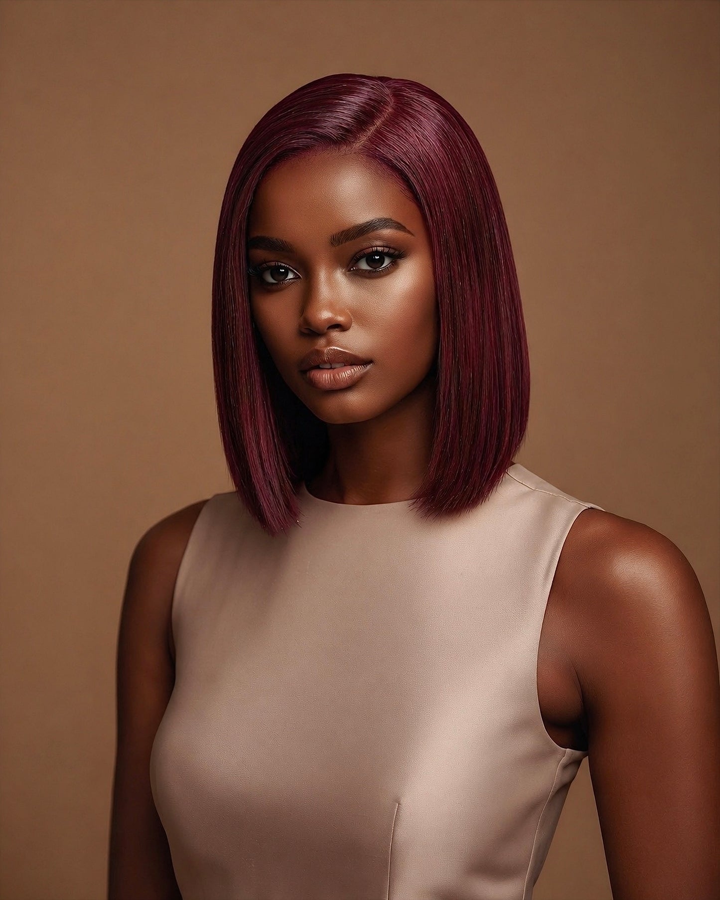 LAYERED BOB WIG (BURGUNDY) - Fab Beauty Supplies