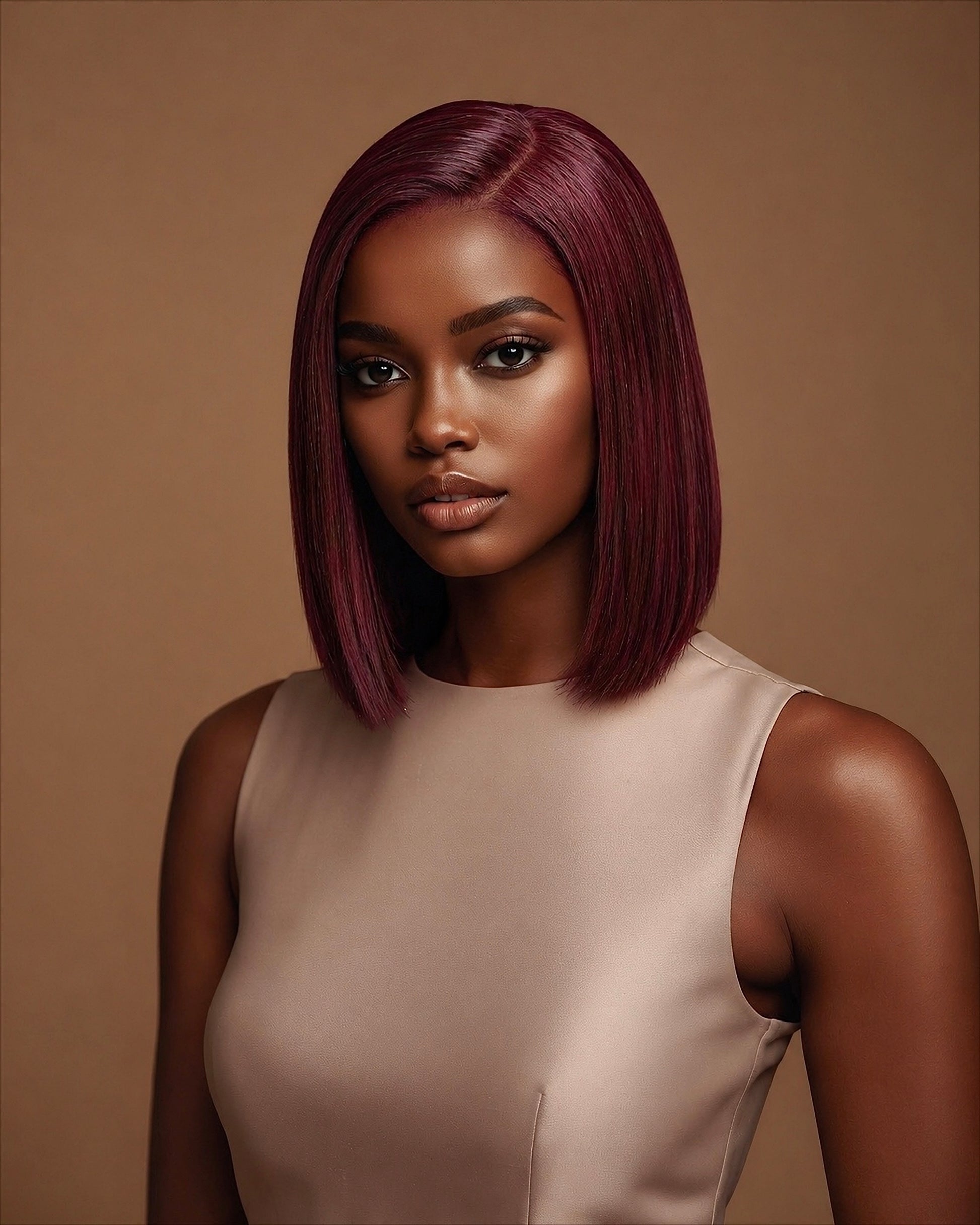 LAYERED BOB WIG (BURGUNDY) - Fab Beauty Supplies