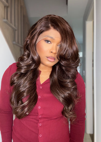 MOCHA LUXE RAW SE WAVY WIG